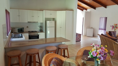 Inside Te Vaiora Villa - Kitchen