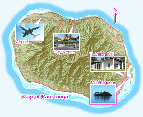 Map of Rarotonga